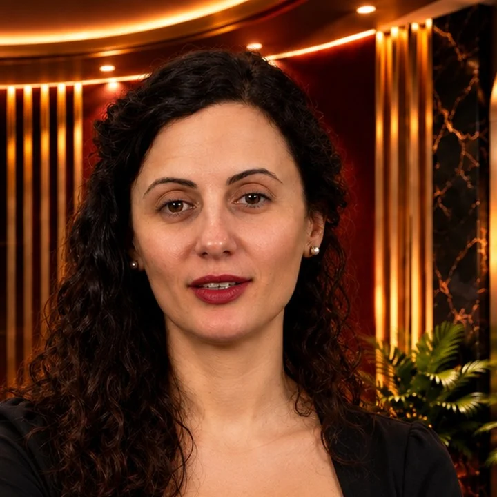 Jane, a RAIZE live dealer, in the studio
