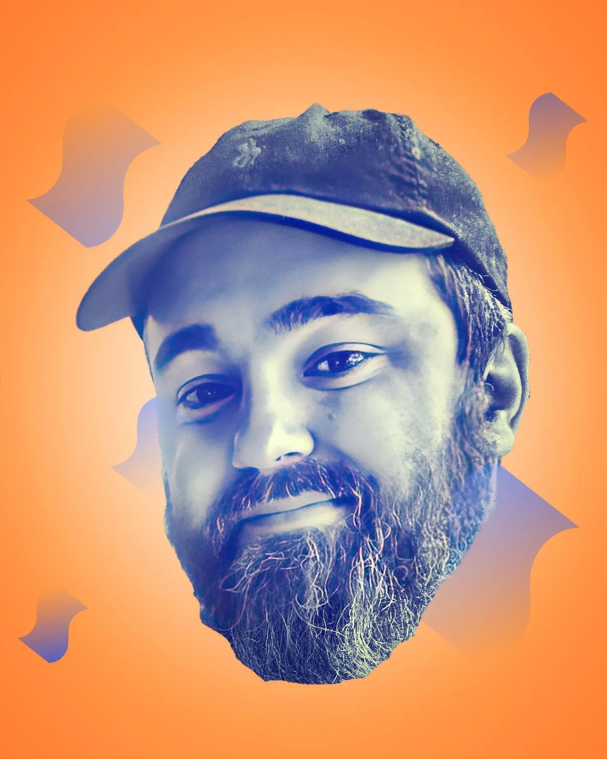 Stylized portrait of Jarrod Tafoya