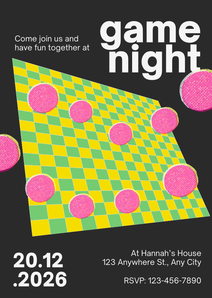 game night invitation