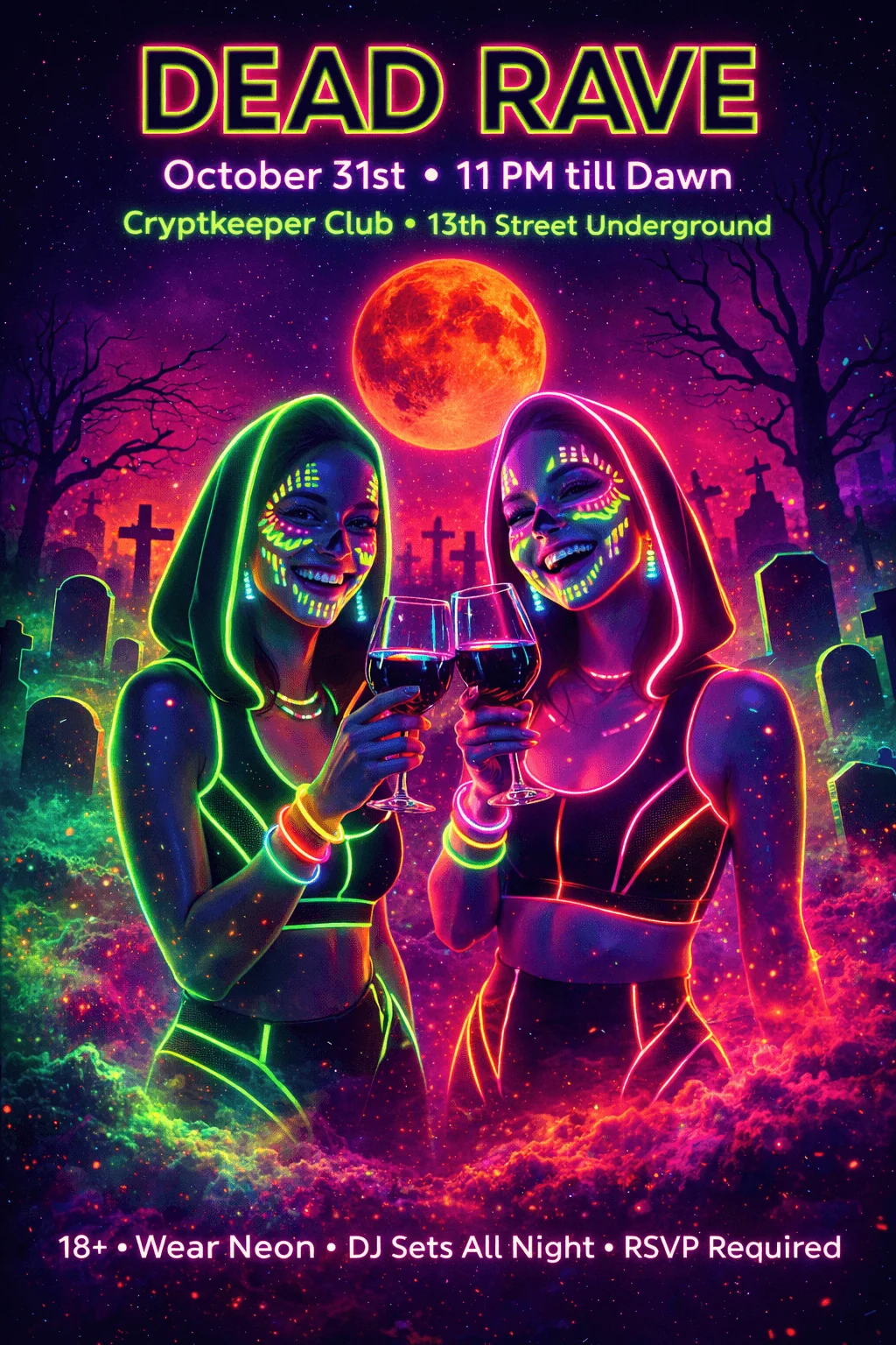 Neon Graveyard