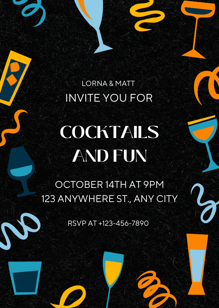 Animated CreatEcards invitation design