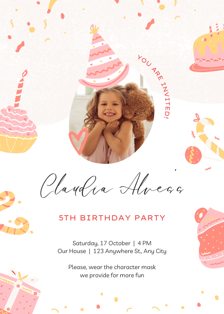 kids birthday invitation
