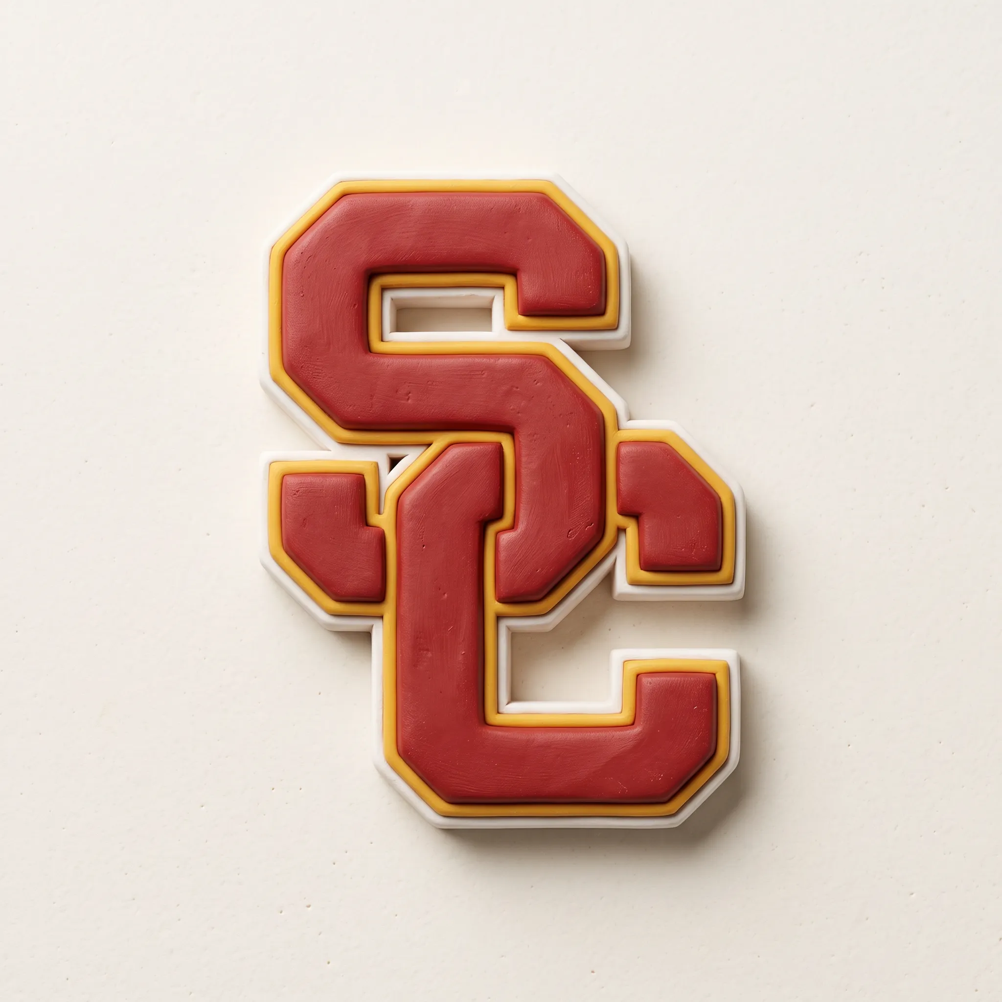 Clay-styled USC emblem