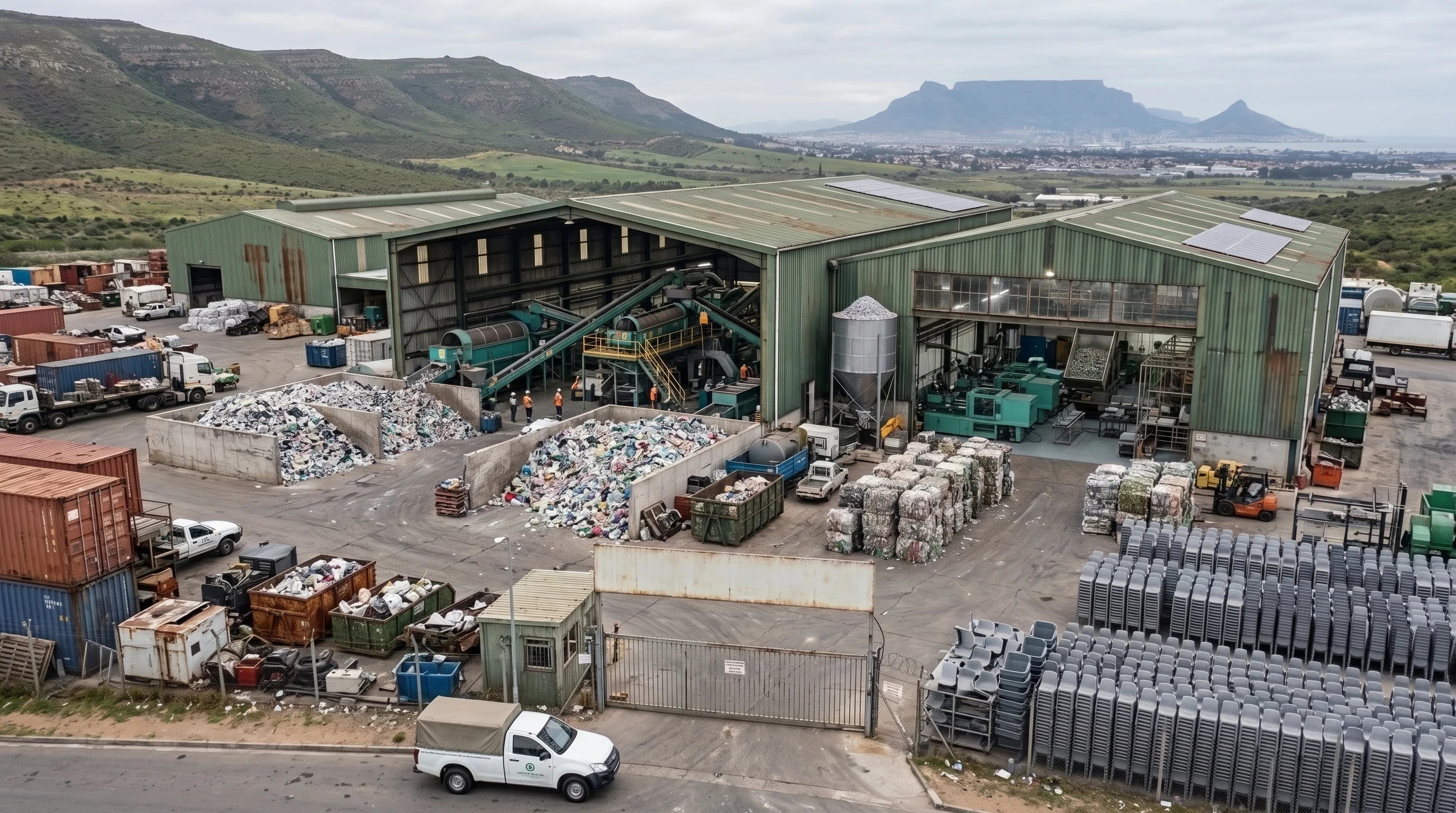 Municipal waste processing facility