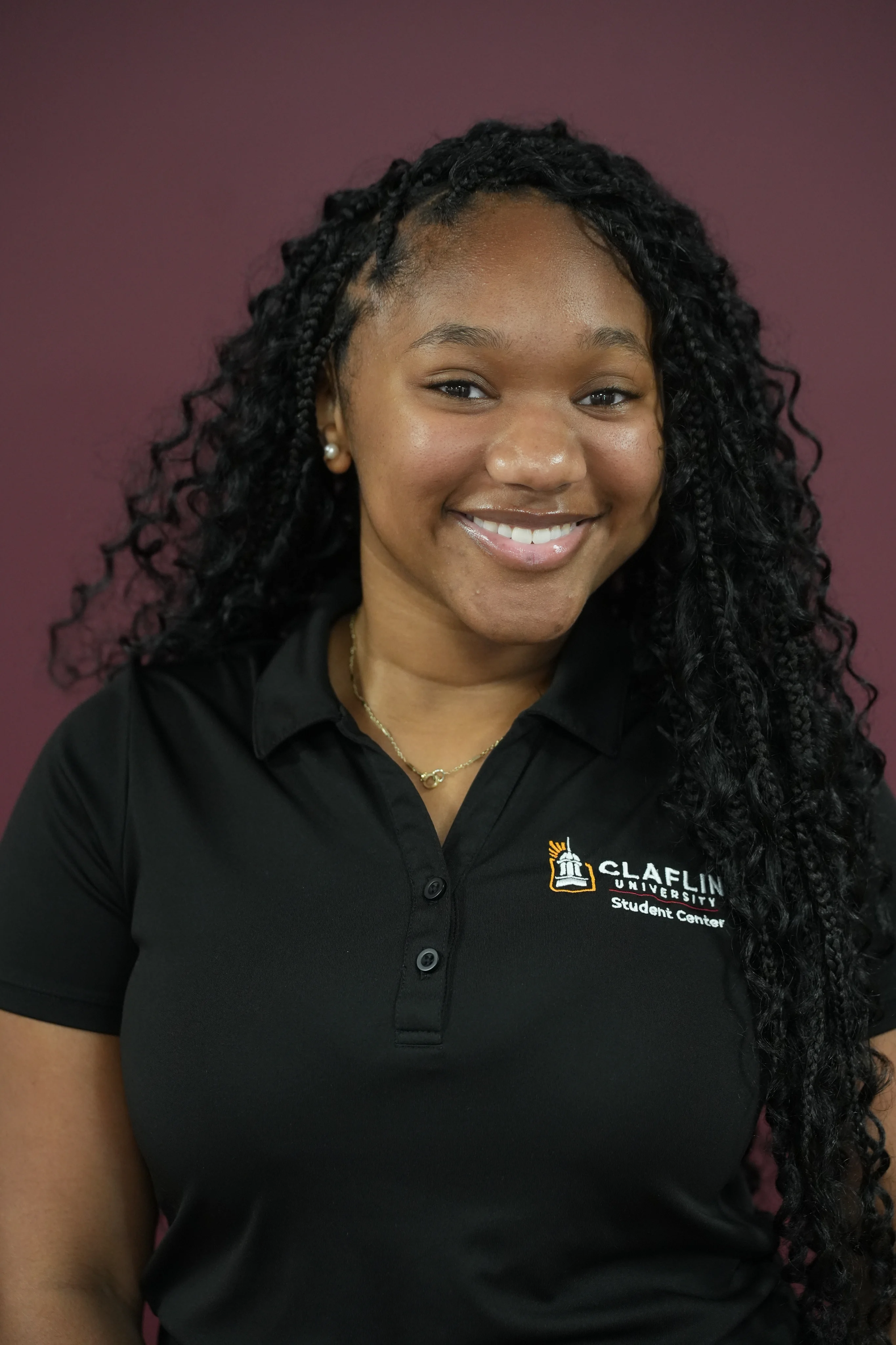 Gabby, Claflin University Student Center staff member