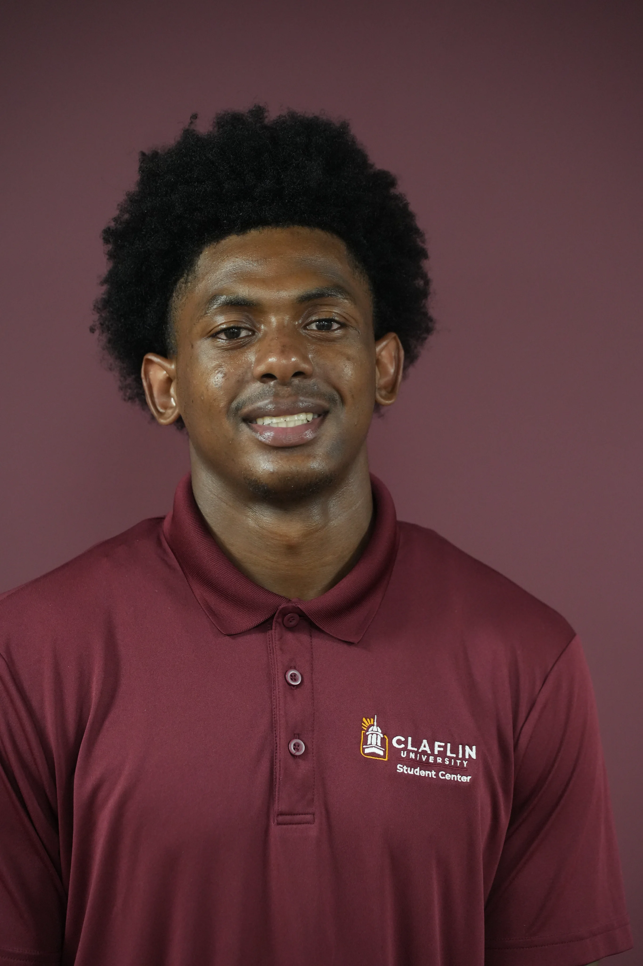 Justin, Claflin University Student Center staff member