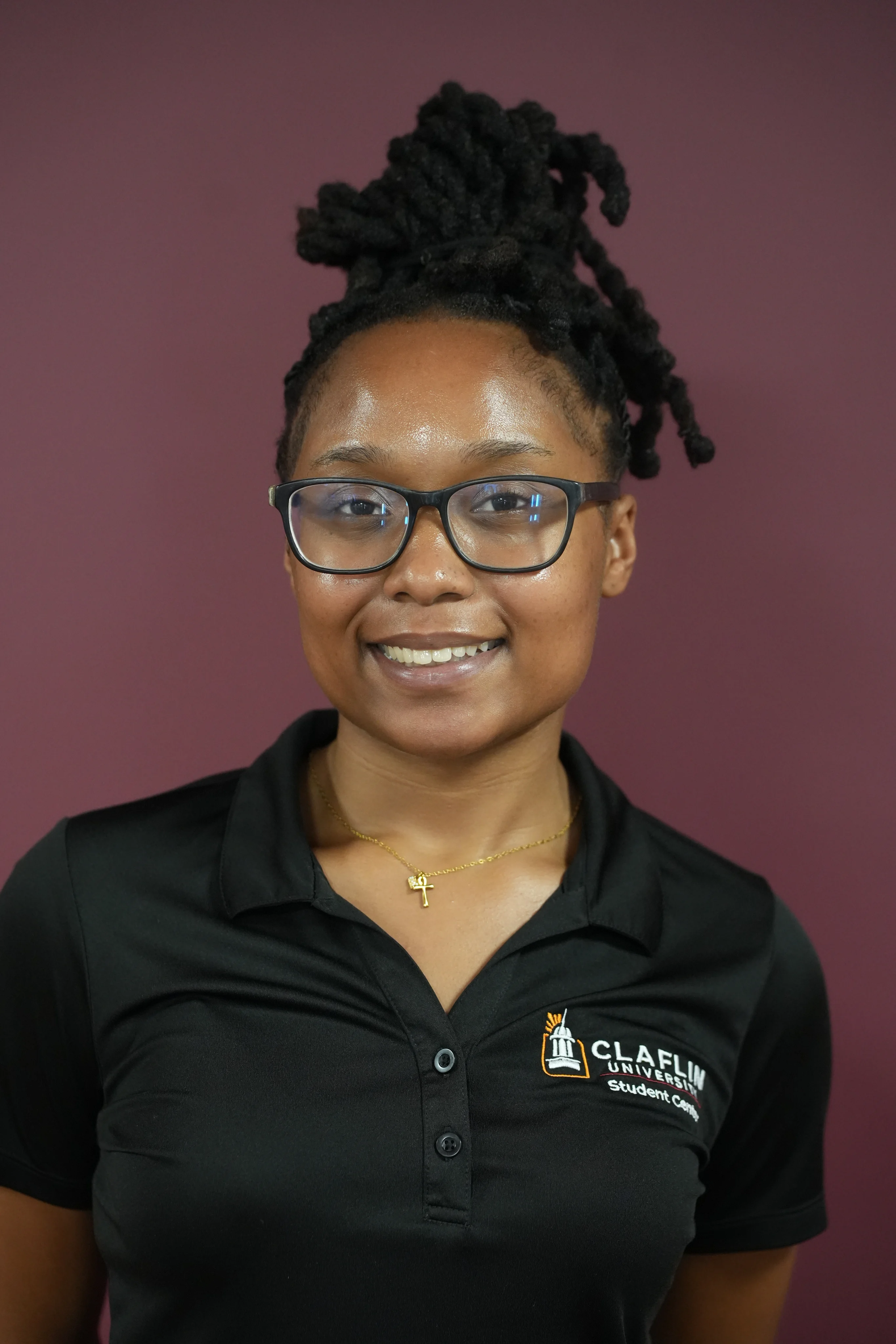 Gia, Claflin University Student Center staff member