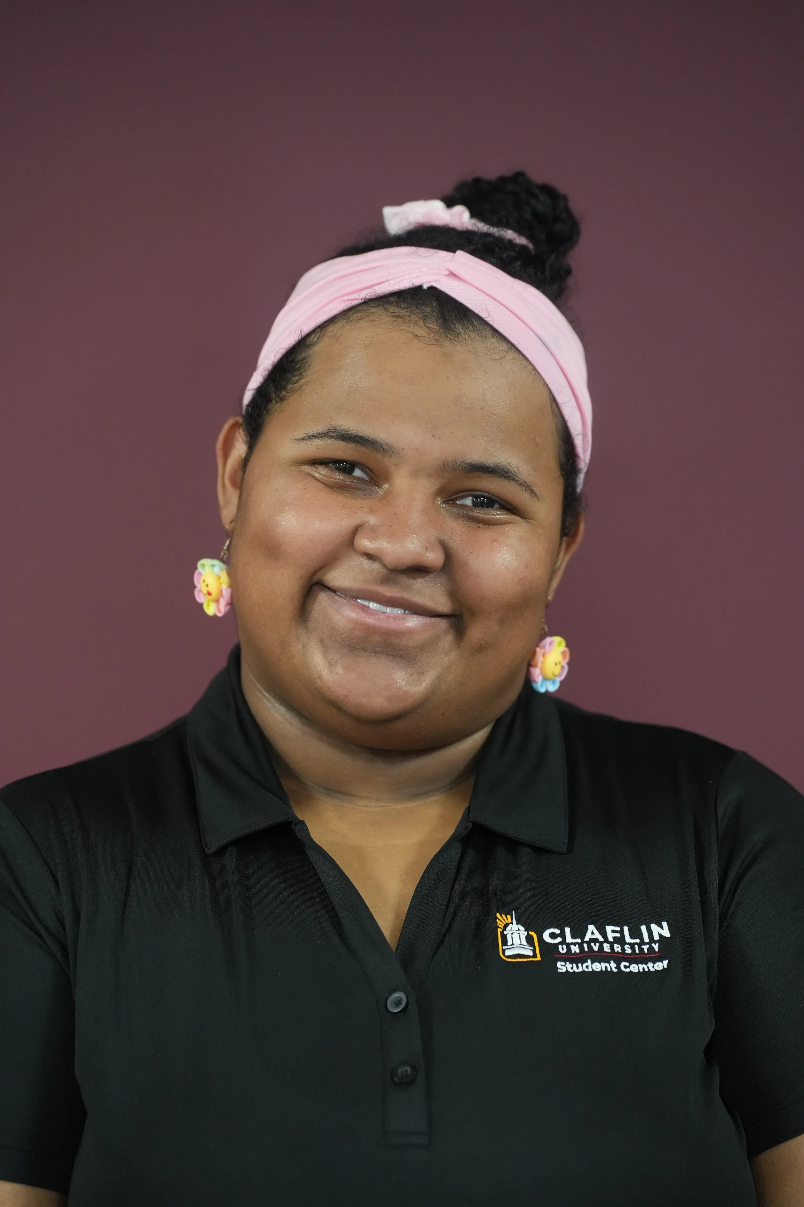 Nancy, Claflin University Student Center staff member