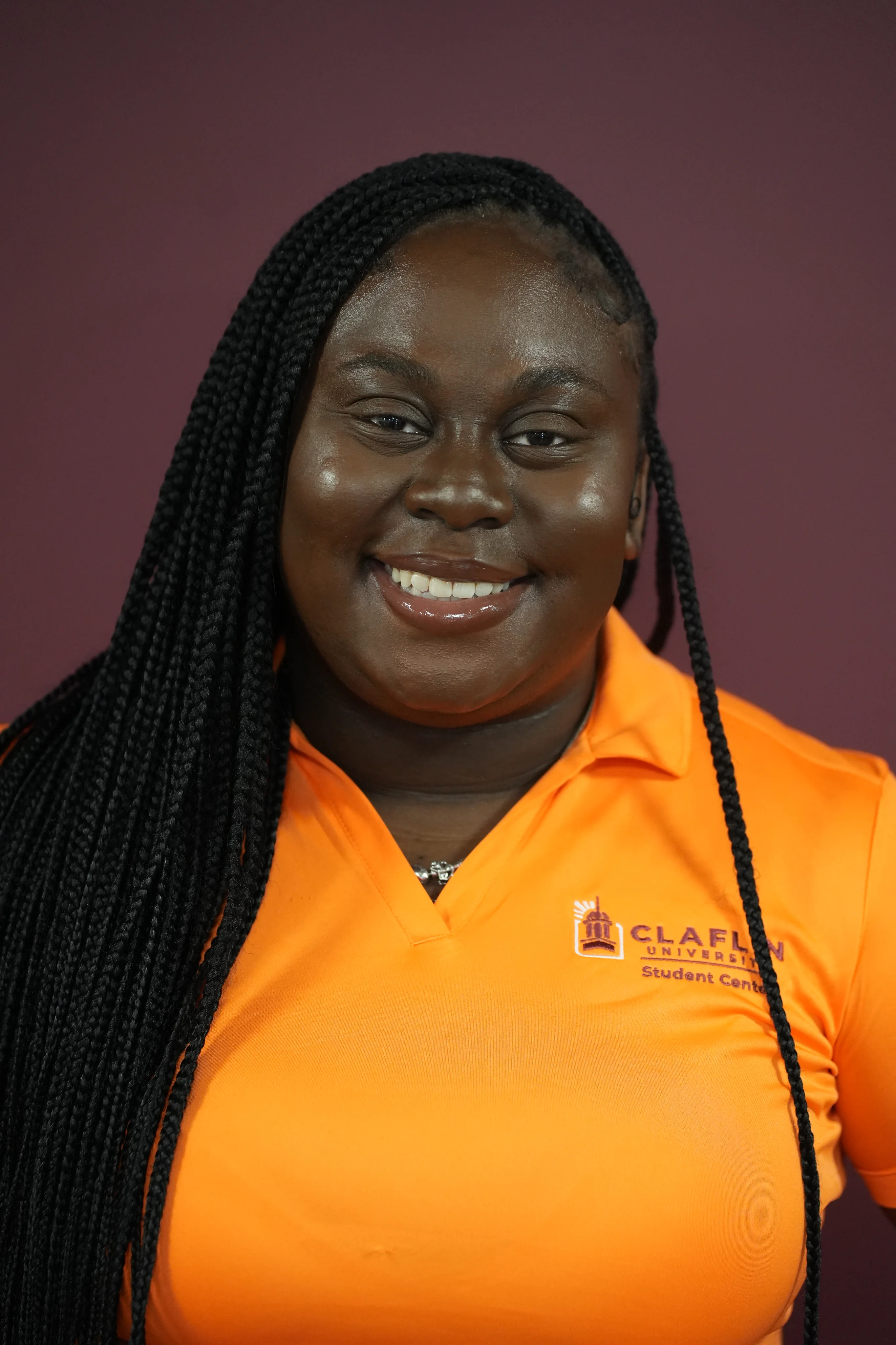 Kayla, Claflin University Student Center staff member