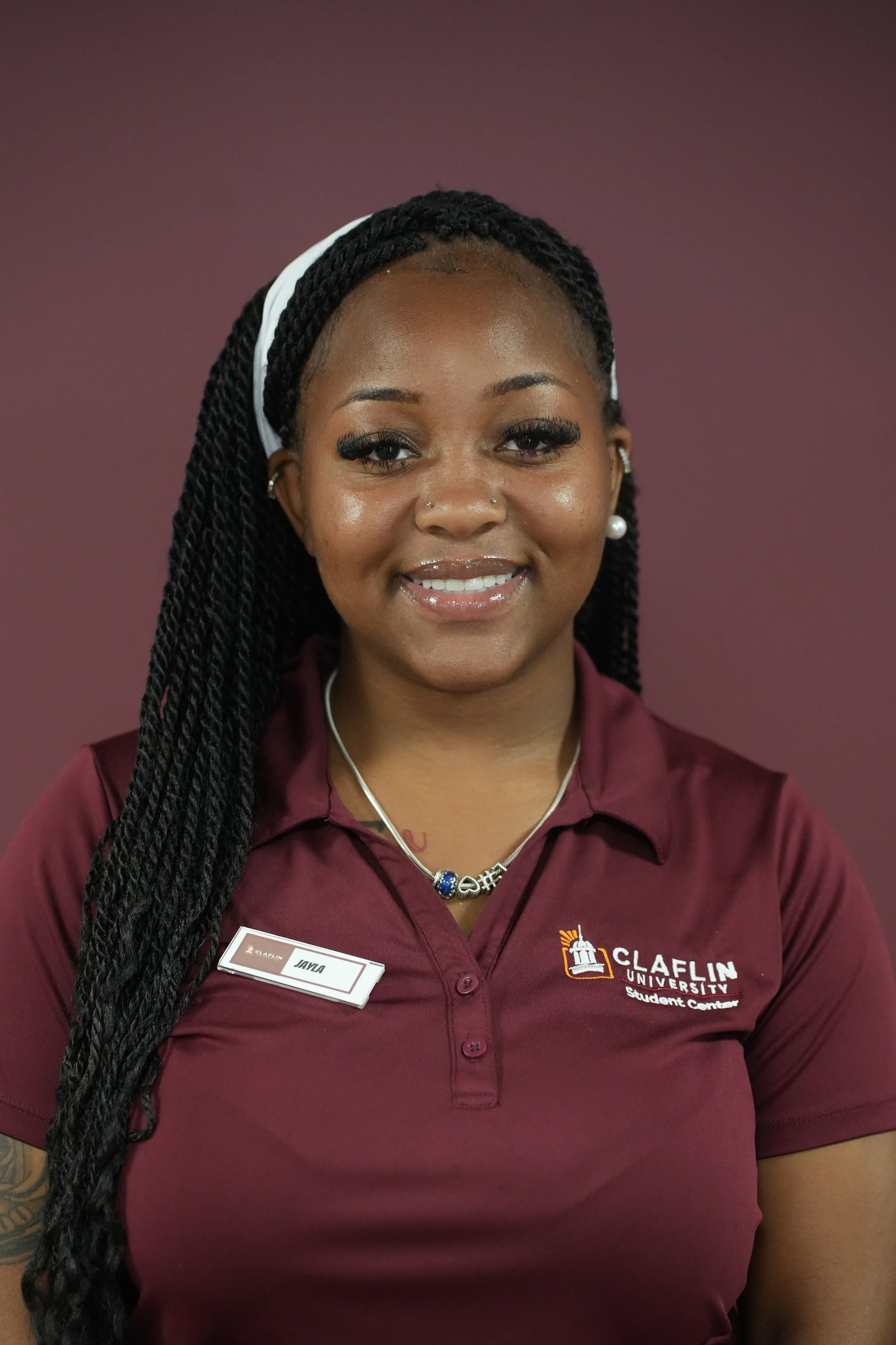 Jayla, Claflin University Student Center staff member