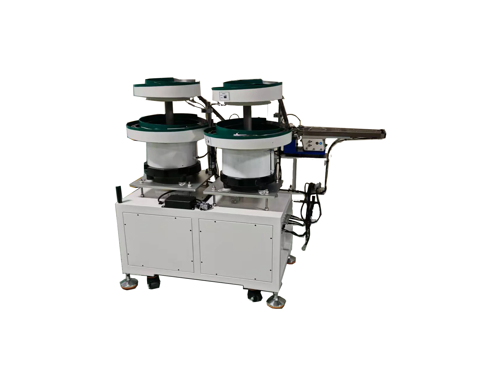 Complete Winseason multi-bowl vibratory bowl feeder system