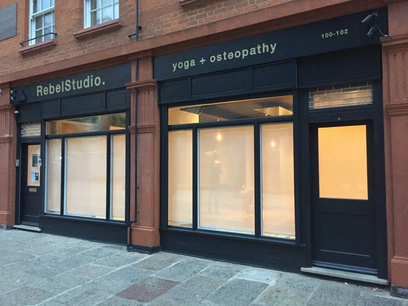 The RebelStudio shopfront at 100-102 Cromer Street, King’s Cross