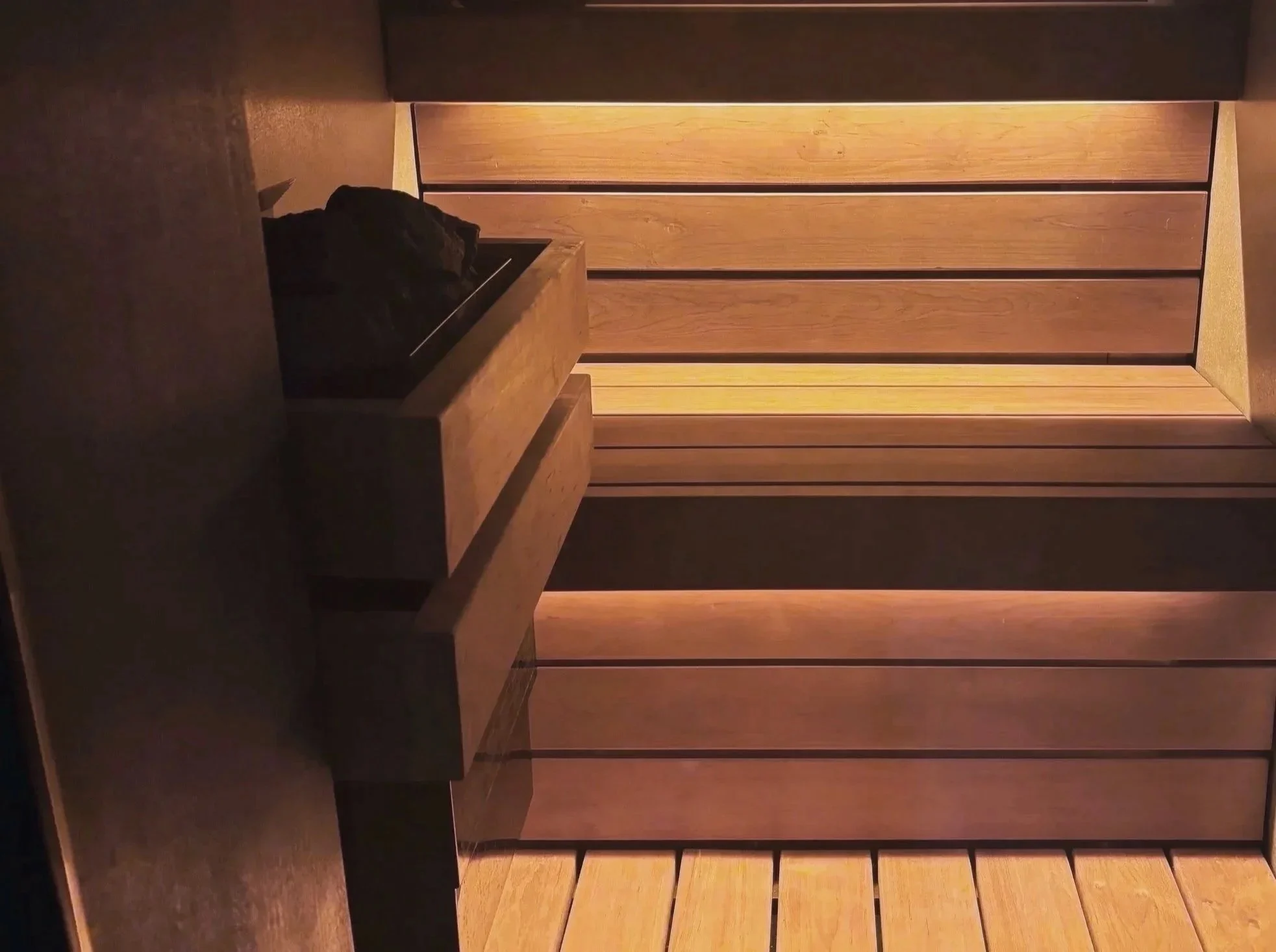 The private sauna at RebelStudio