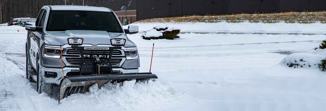 SnowDogg MDII manufacturer photo, shown as an equipment example
