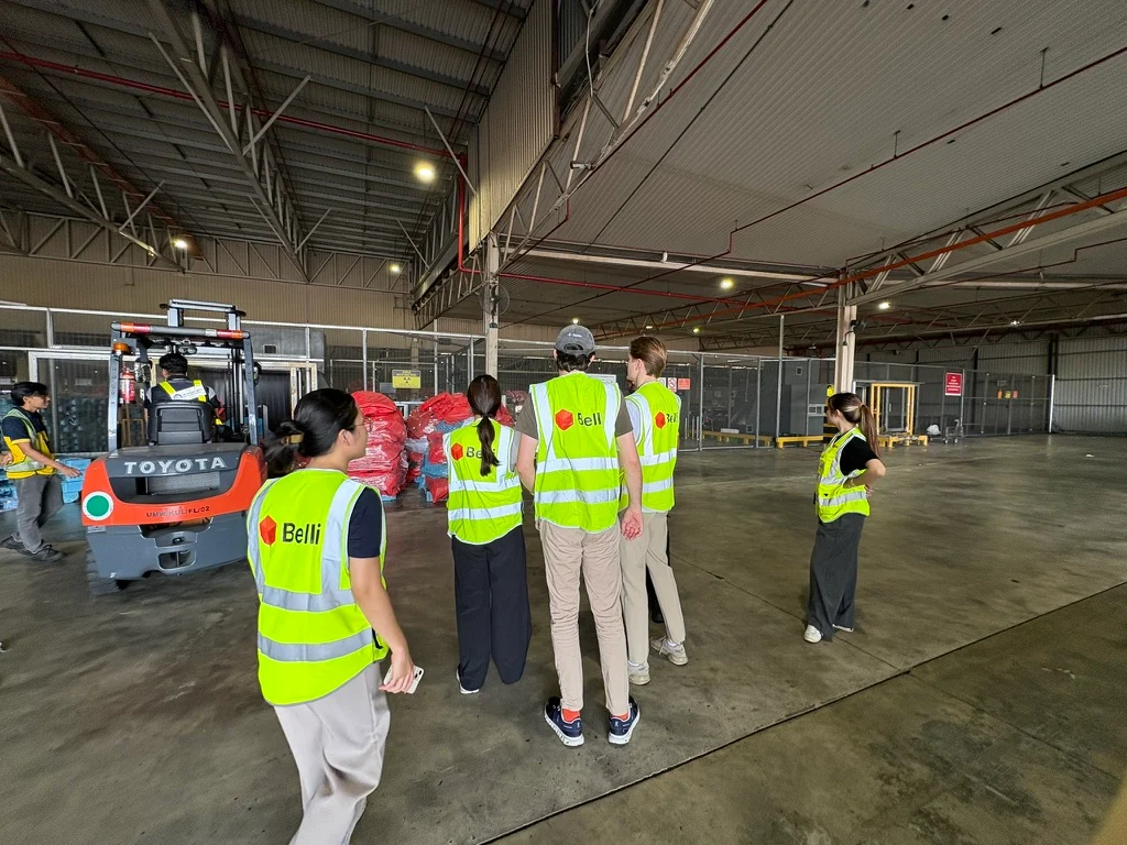 Raya Airways ground team in the warehouse
