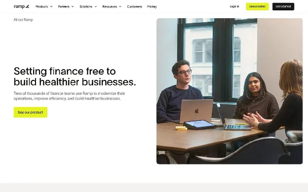 Ramp About Us page