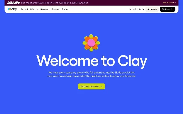 Clay About page