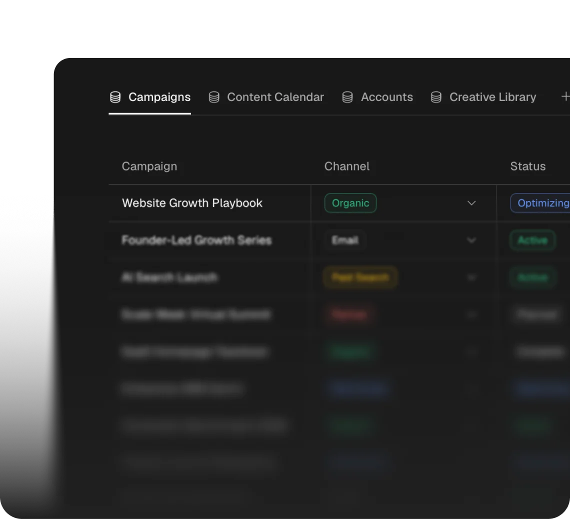 Ploy database interface displayed in dark mode