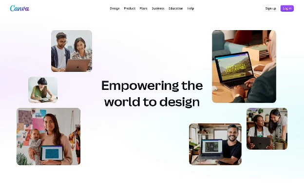 Canva About page