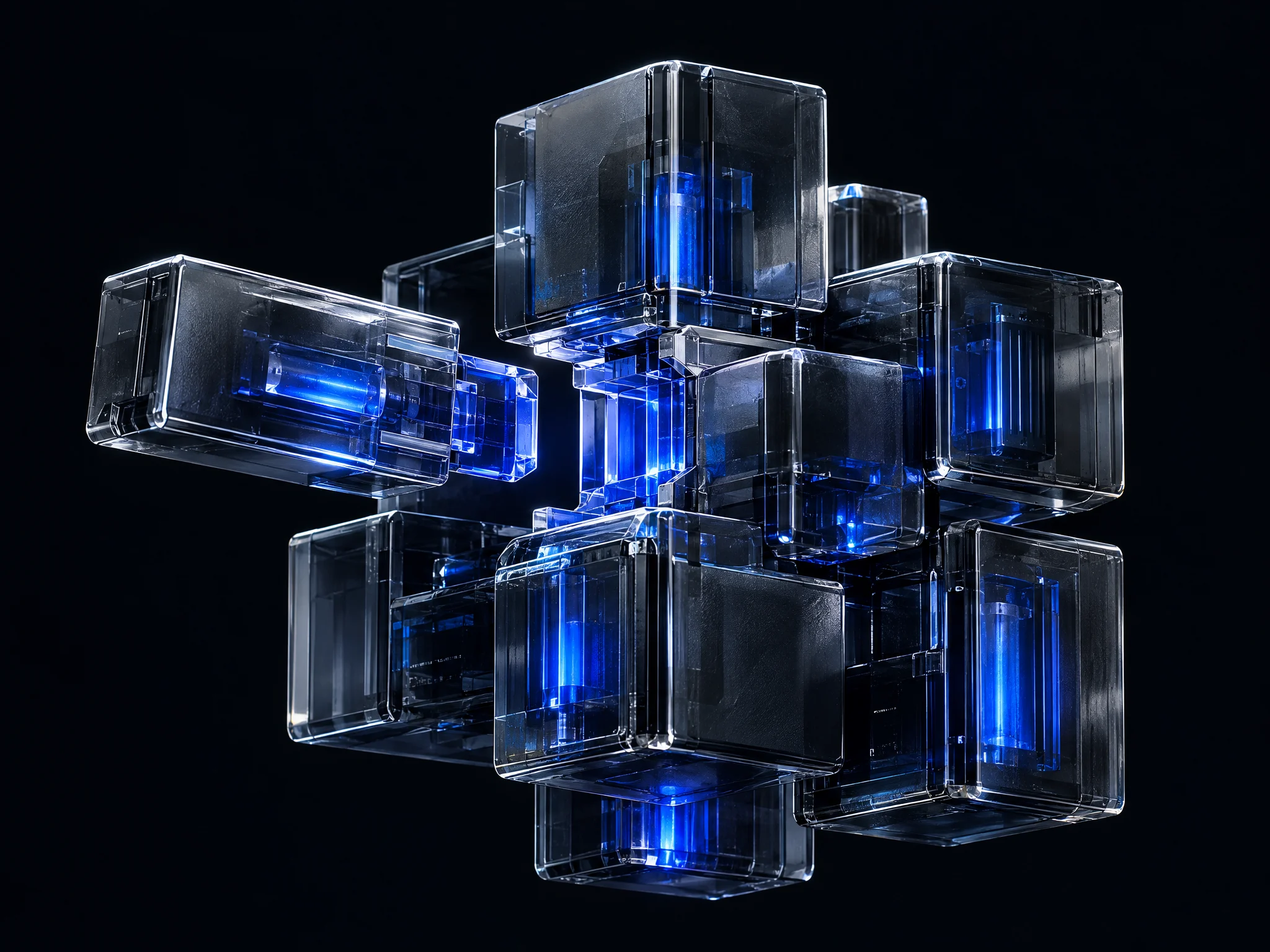 Concept artwork of independent modules combining into a personal system