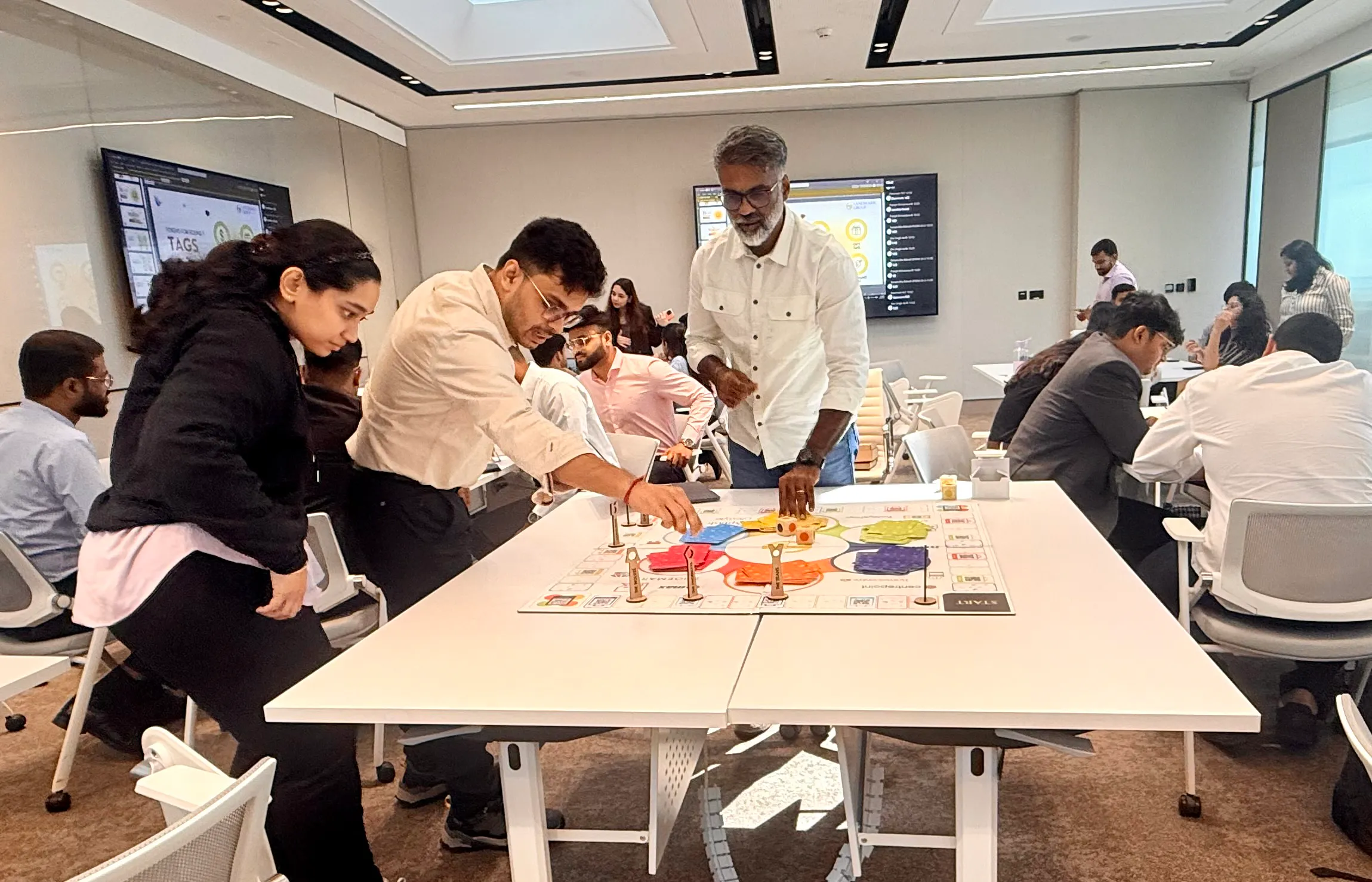 Fresh hires in a Compass induction
