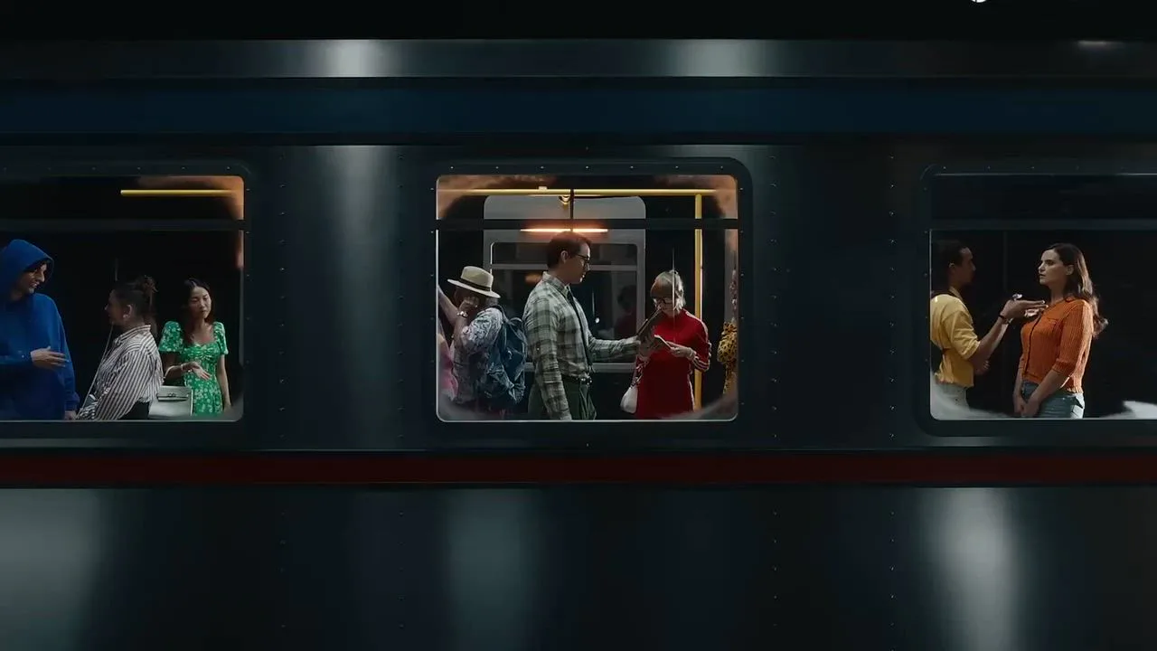 People moving through a connected operating environment