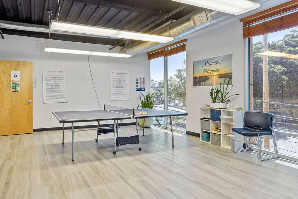 An activity room at the Bayard location