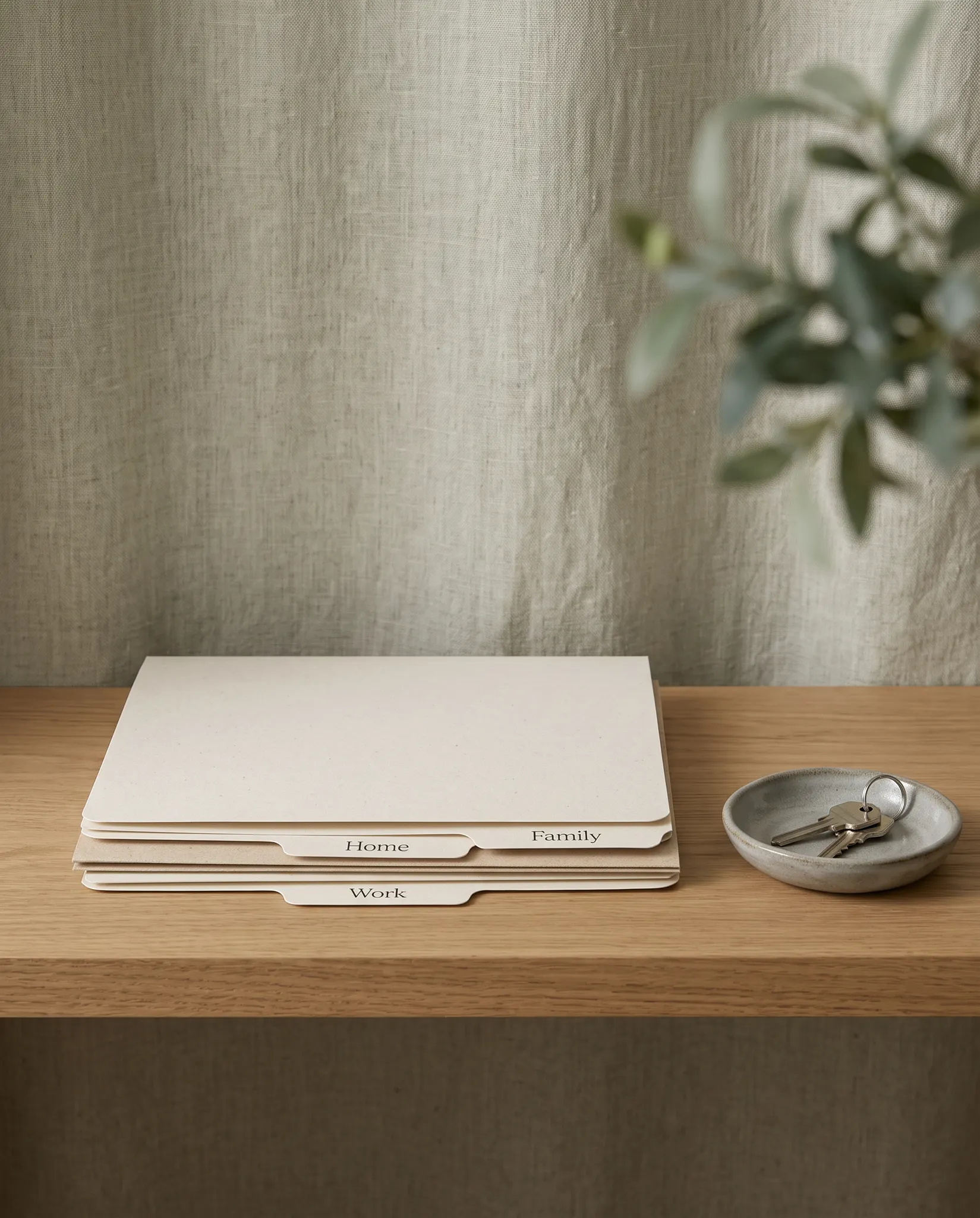 Organized household documents