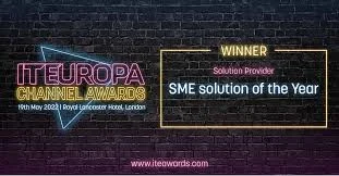 ITEuropa Channel Awards 2022 winner, Solution Provider, SME solution of the Year