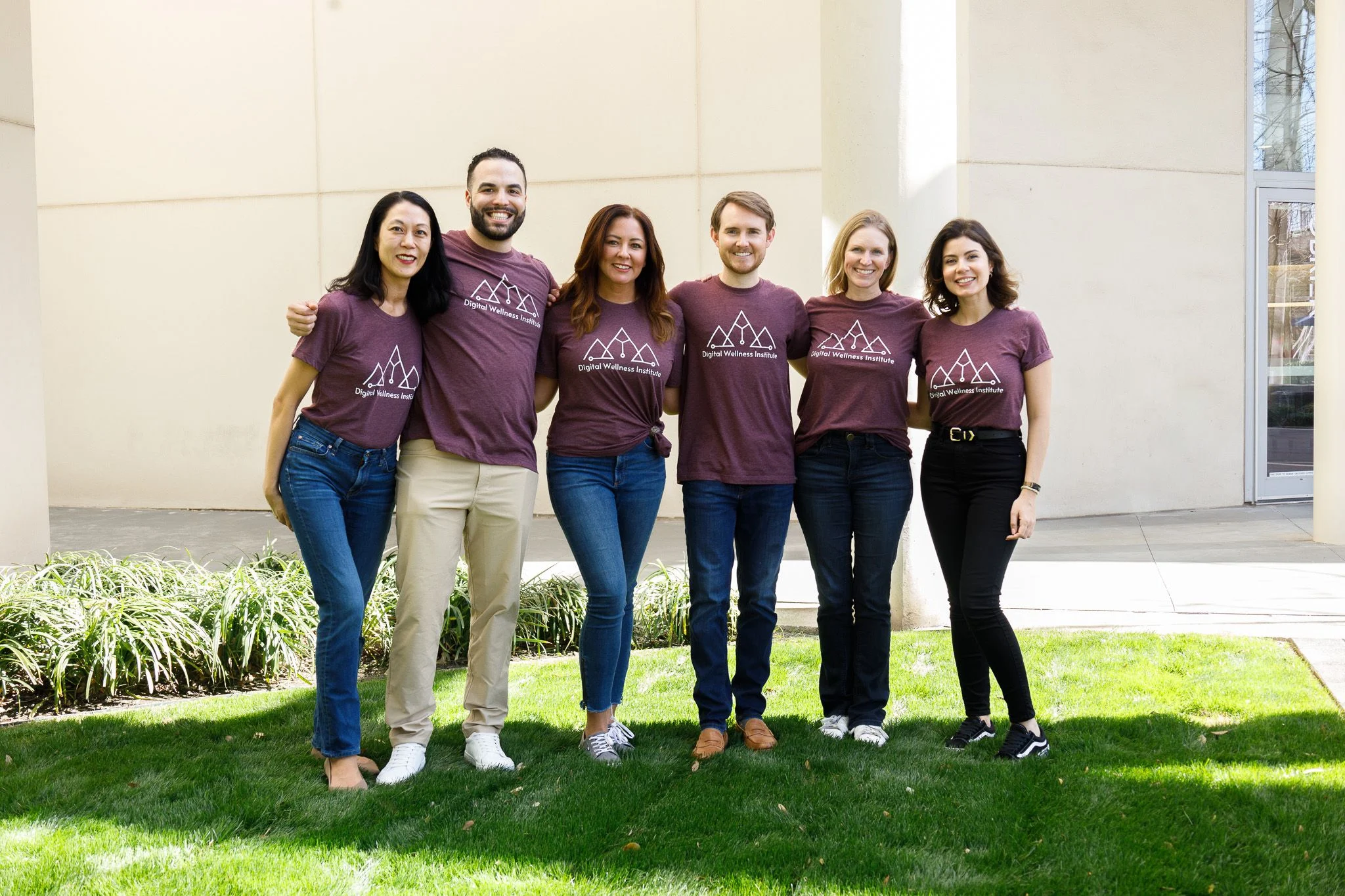 Digital Wellness Institute team members together outdoors