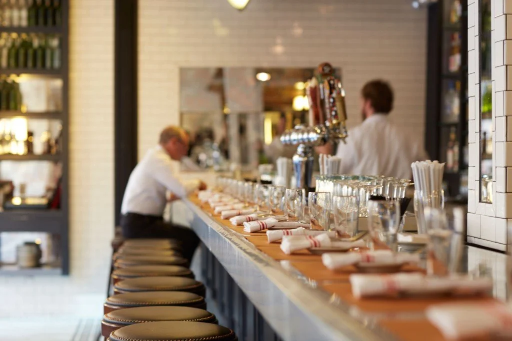 The Smith restaurant bar in New York