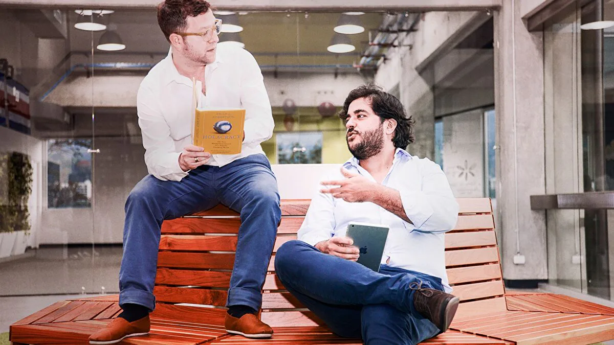 Tomy Lorsch y Rafael Tamames en la imagen publicada por Libre Mercado sobre el caso de estudio del IESE