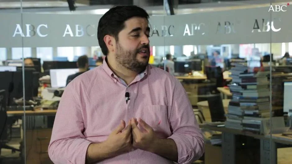 Giuseppe Tringali durante el tercer fragmento de la entrevista Top View con Rafael Tamames en ABC