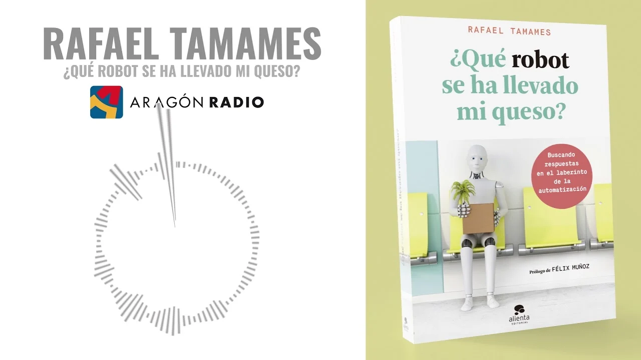 Portada de la entrevista de Rafael Tamames en Despierta Aragón sobre automatización y empleo