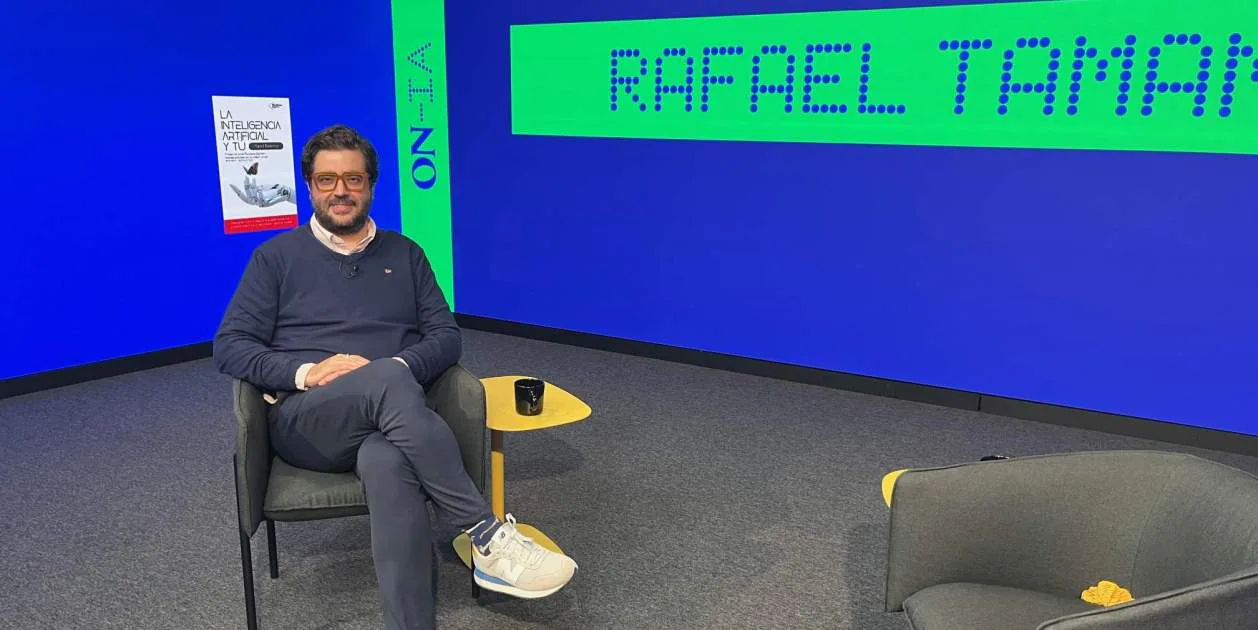 Rafael Tamames durante la entrevista de ON Economía sobre inteligencia artificial y regulación