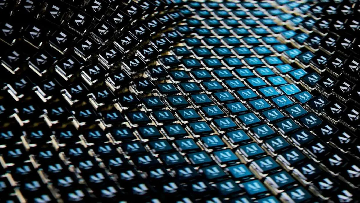 Imagen sobre inteligencia artificial publicada por Vozpópuli; la fuente indica Unsplash sin autor visible