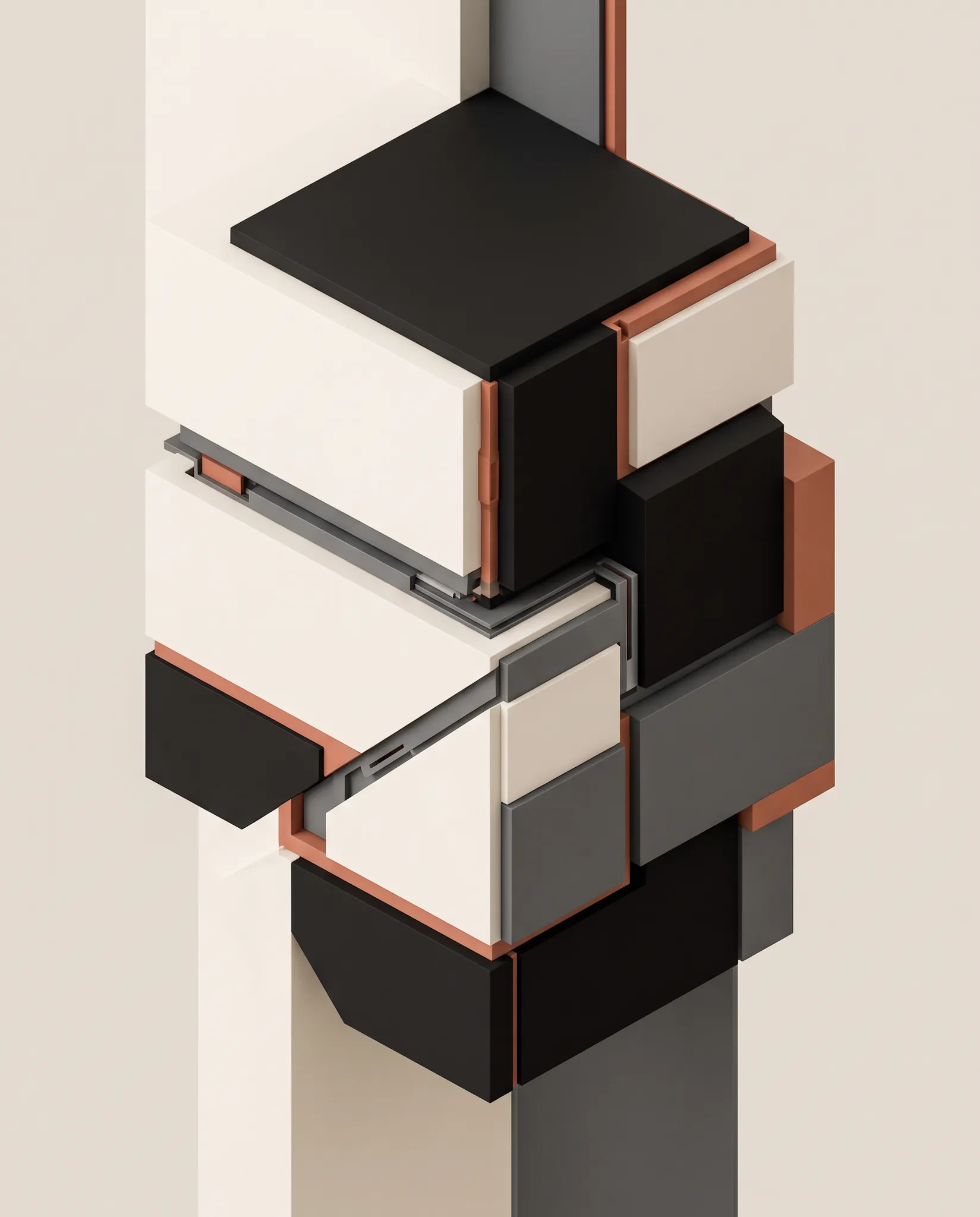Ilustración editorial de producto o tecnología para la ficha de Hootsuite