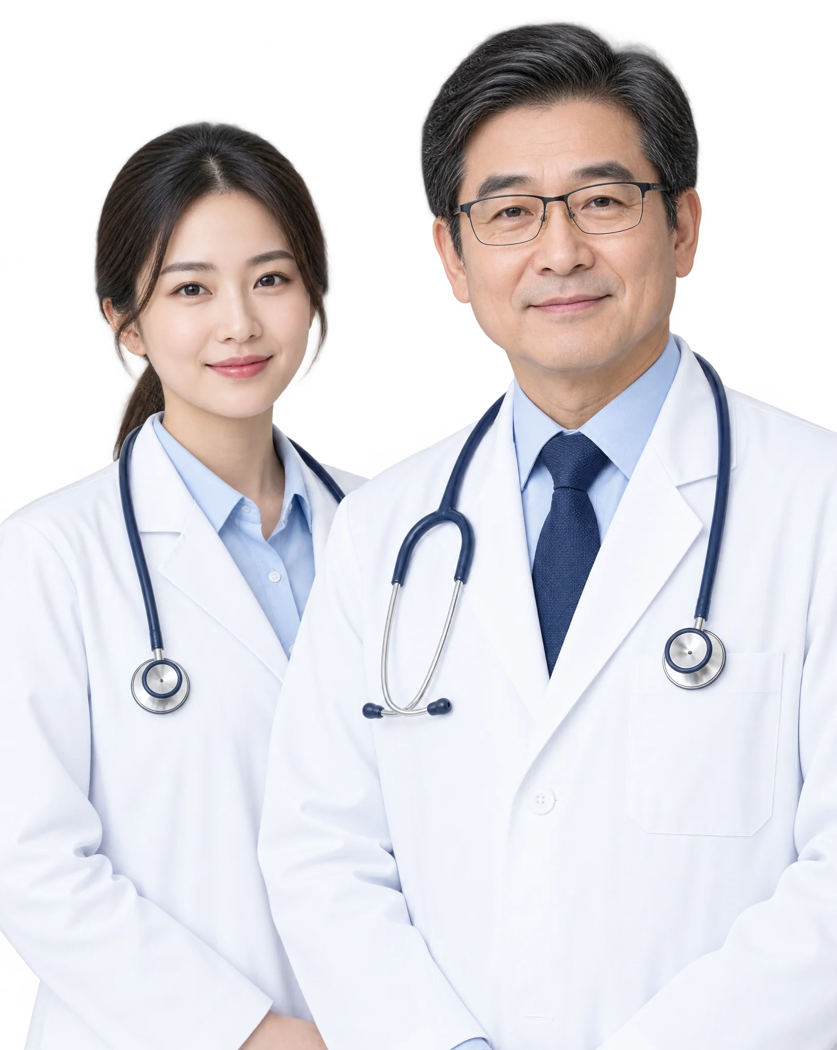 AI-generated fictional clinicians, not FreeClinic providers