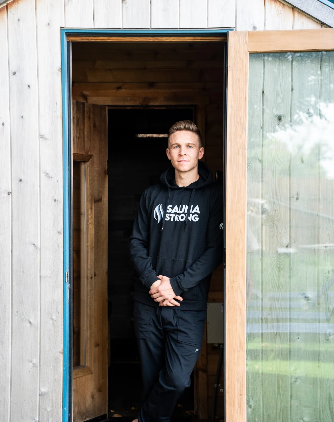 Sauna Strong founder Harrison Klein